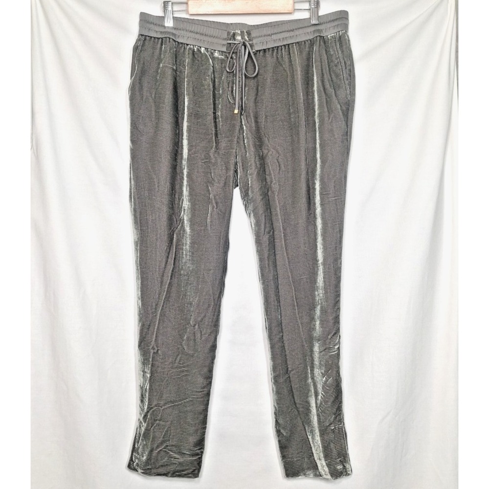 Armani Collezioni Silk Joggers Mens Med EU 48 Olive‎ Fully Lined Velvety Soft